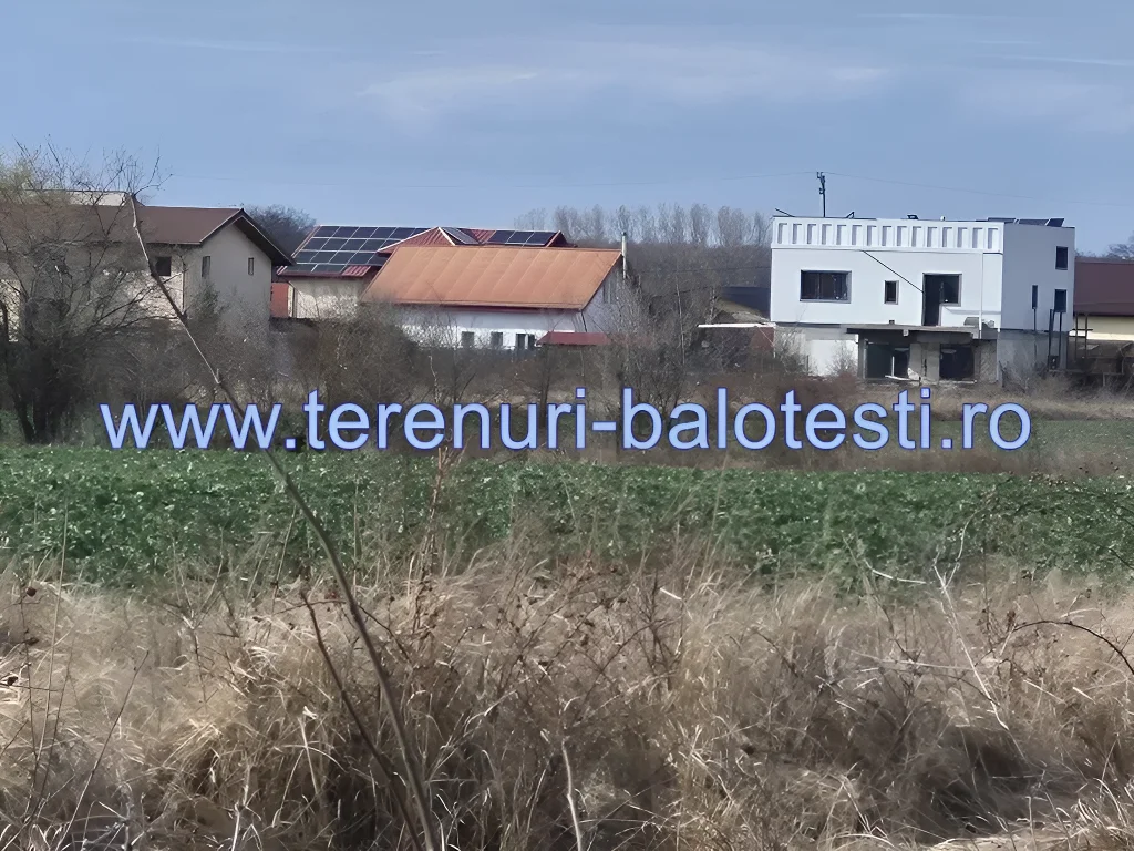 Teren de Construcție Balotești, Ilfov - Suprafață Generoasă, Utilități La Hotar, Lângă Pădure - imaginea 17