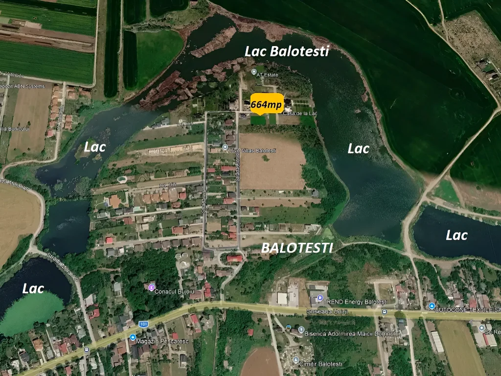 Teren Intravilan De Vanzare Balotești Ilfov - Acces Stradal Generos, Aproape De Utilități - imaginea 3