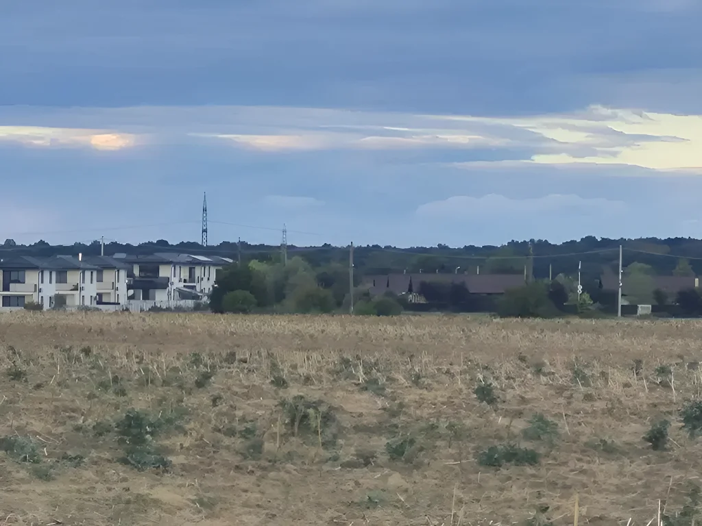 Teren de vânzare în Balotești, Ilfov - 850 mp, intravilan, 22m deschidere la drum public - imaginea 2