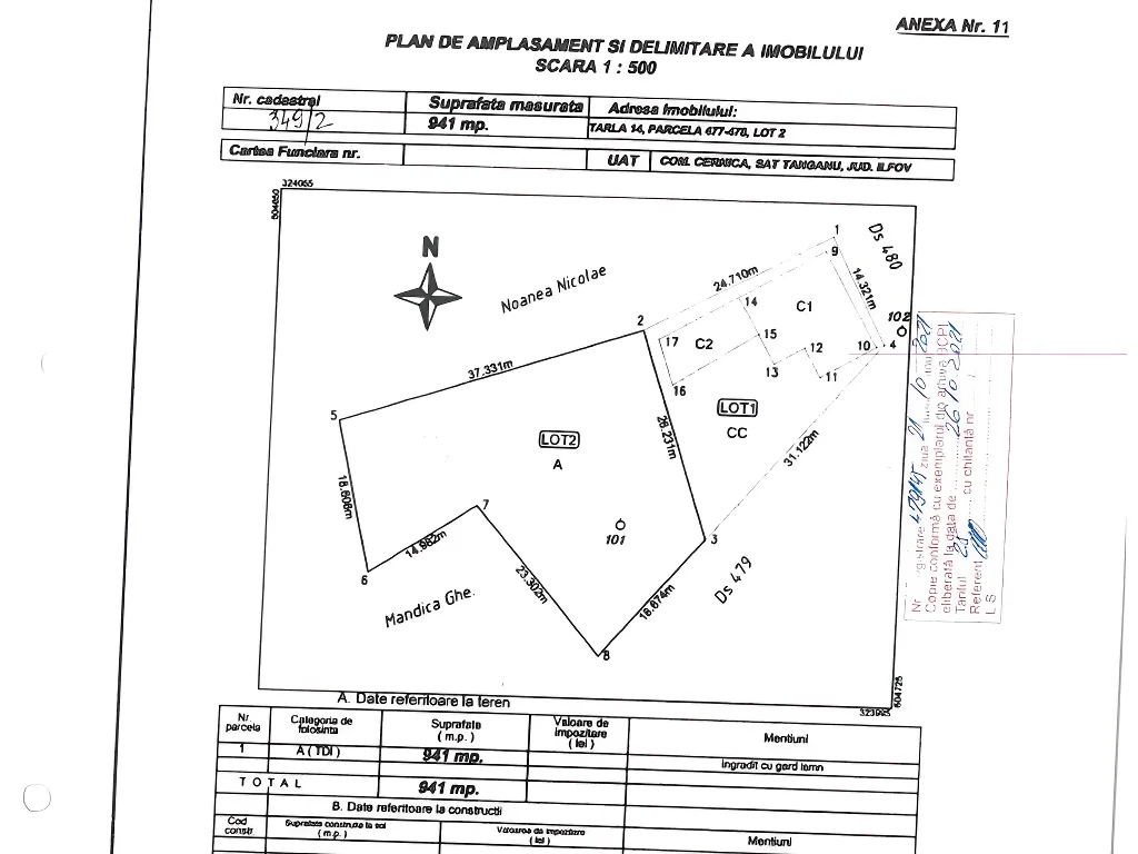 Teren Cernica, Ilfov - 922 mp intravilan, utilități, acces facil - imaginea 2