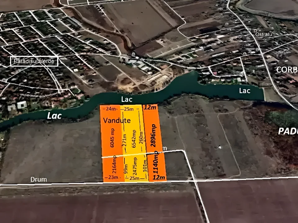 Oportunitate Teren Corbeanca, Ilfov: 4036 mp Intravilan cu Vederi Panoramice - imaginea 3