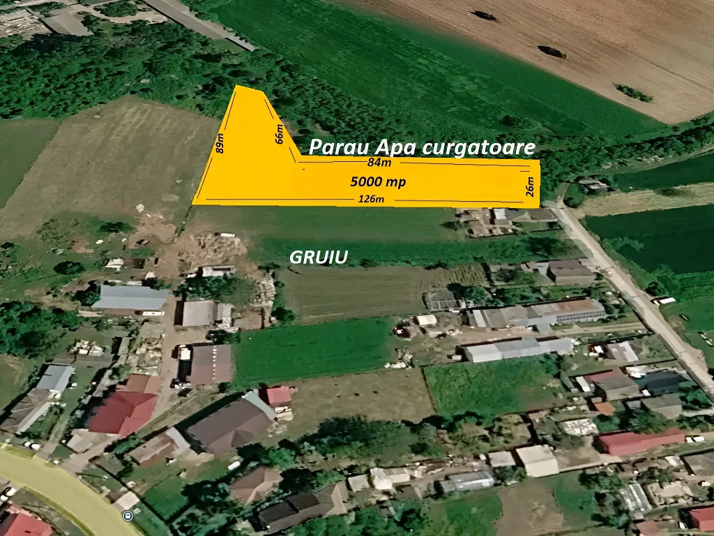 Teren Intravilan Gruiu, Ilfov - 5000 mp, Acces A3, Utilități La Limita Proprietății - imaginea 7