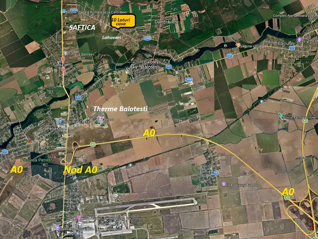 De Vanzare Teren in Saftica, Ilfov - 10 Loturi cu Potential de Constructie - imaginea 5