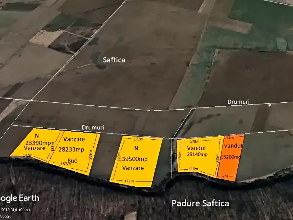 Teren Extravilan în Săftica, Ilfov - Loturi Multiple cu Acces Lac și Pădure, Aprobare PUZ Agrement - imaginea 3