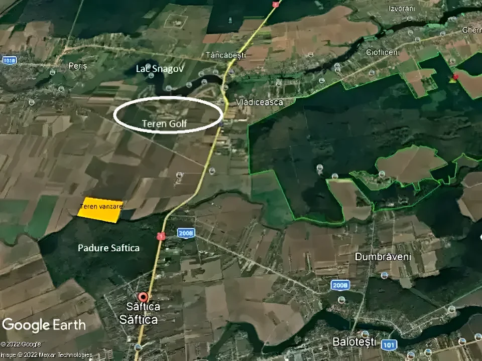 Teren Extravilan în Săftica, Ilfov - Loturi Multiple cu Acces Lac și Pădure, Aprobare PUZ Agrement - imaginea 4