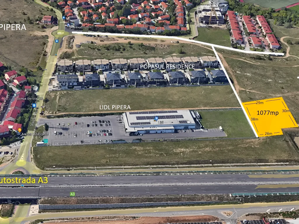 Teren de vânzare în Voluntari, Ilfov - Investiție strategică în zonă UTR C3 cu indicatori urbanistici favorabili - imaginea 5