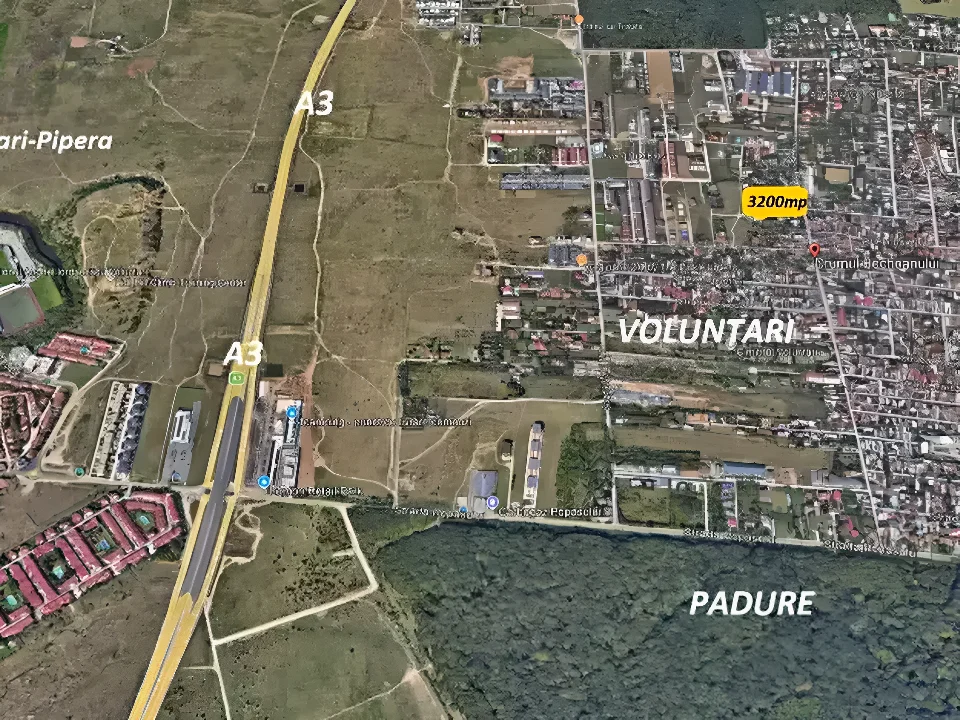 Oportunitate de Investitie: Teren de Vanzare Voluntari, Ilfov - 3200 mp Intravilan - imaginea 4